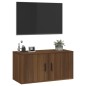 vidaXL TV-Wandschrank Braun Eichen-Optik 80x34,5x40 cm vidaXL TV-Wandschrank Braun Eichen-Optik 80x34,5x40 cm