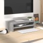 vidaXL Monitorständer Grau Sonoma 42x24x13 cm Holzwerkstoff vidaXL Monitorständer Grau Sonoma 42x24x13 cm Holzwerkstoff