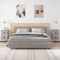 vidaXL Wand-Nachttische 2 Stk. Grau Sonoma 41,5x36x53 cm vidaXL Wand-Nachttische 2 Stk. Grau Sonoma 41,5x36x53 cm