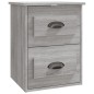 vidaXL Wand-Nachttische 2 Stk. Grau Sonoma 41,5x36x53 cm vidaXL Wand-Nachttische 2 Stk. Grau Sonoma 41,5x36x53 cm