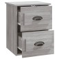 vidaXL Wand-Nachttische 2 Stk. Grau Sonoma 41,5x36x53 cm vidaXL Wand-Nachttische 2 Stk. Grau Sonoma 41,5x36x53 cm