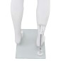 vidaXL Männliche Schaufensterpuppe mit Glassockel Weiß 185 cm vidaXL Männliche Schaufensterpuppe mit Glassockel Weiß 185 cm