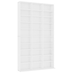 vidaXL CD-Schrank Weiß 102x16x177,5 cm Holzwerkstoff