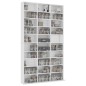 vidaXL CD-Schrank Weiß 102x16x177,5 cm Holzwerkstoff vidaXL CD-Schrank Weiß 102x16x177,5 cm Holzwerkstoff