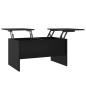 vidaXL Couchtisch Schwarz 80x50x42,5 cm Holzwerkstoff vidaXL Couchtisch Schwarz 80x50x42,5 cm Holzwerkstoff