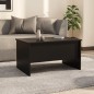 vidaXL Couchtisch Schwarz 80x50x42,5 cm Holzwerkstoff vidaXL Couchtisch Schwarz 80x50x42,5 cm Holzwerkstoff