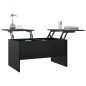 vidaXL Couchtisch Schwarz 80x50x42,5 cm Holzwerkstoff vidaXL Couchtisch Schwarz 80x50x42,5 cm Holzwerkstoff