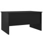 vidaXL Couchtisch Schwarz 80x50x42,5 cm Holzwerkstoff vidaXL Couchtisch Schwarz 80x50x42,5 cm Holzwerkstoff
