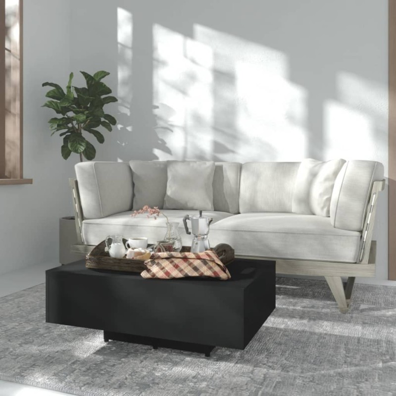 vidaXL Couchtisch Schwarz 85x55x31 cm Holzwerkstoff vidaXL Couchtisch Schwarz 85x55x31 cm Holzwerkstoff