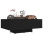 vidaXL Couchtisch Schwarz 85x55x31 cm Holzwerkstoff vidaXL Couchtisch Schwarz 85x55x31 cm Holzwerkstoff