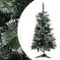 vidaXL Künstlicher Weihnachtsbaum mit Ständer Grün und Weiß 90 cm PVC vidaXL Künstlicher Weihnachtsbaum mit Ständer Grün und Weiß 90 cm PVC