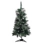 vidaXL Künstlicher Weihnachtsbaum mit Ständer Grün und Weiß 90 cm PVC vidaXL Künstlicher Weihnachtsbaum mit Ständer Grün und Weiß 90 cm PVC