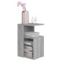vidaXL Beistelltisch Grau Sonoma 36x30x56 cm Holzwerkstoff vidaXL Beistelltisch Grau Sonoma 36x30x56 cm Holzwerkstoff
