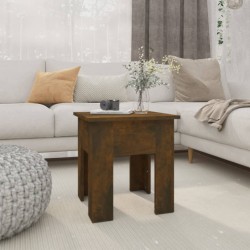 vidaXL Couchtisch Räuchereiche 40x40x42 cm Holzwerkstoff