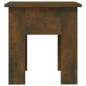 vidaXL Couchtisch Räuchereiche 40x40x42 cm Holzwerkstoff vidaXL Couchtisch Räuchereiche 40x40x42 cm Holzwerkstoff