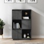 vidaXL Highboard Grau 74x35x117 cm Massivholz Kiefer vidaXL Highboard Grau 74x35x117 cm Massivholz Kiefer