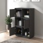 vidaXL Highboard Grau 74x35x117 cm Massivholz Kiefer vidaXL Highboard Grau 74x35x117 cm Massivholz Kiefer