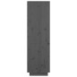 vidaXL Highboard Grau 74x35x117 cm Massivholz Kiefer vidaXL Highboard Grau 74x35x117 cm Massivholz Kiefer