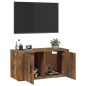 vidaXL TV-Wandschrank Räuchereiche 80x34,5x40 cm vidaXL TV-Wandschrank Räuchereiche 80x34,5x40 cm