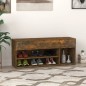vidaXL Schuhbank Räuchereiche 105x30x45 cm Holzwerkstoff vidaXL Schuhbank Räuchereiche 105x30x45 cm Holzwerkstoff