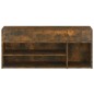 vidaXL Schuhbank Räuchereiche 105x30x45 cm Holzwerkstoff vidaXL Schuhbank Räuchereiche 105x30x45 cm Holzwerkstoff