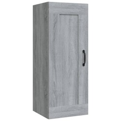 vidaXL Hängeschrank Grau Sonoma 35x34x90 cm Holzwerkstoff
