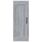 vidaXL Hängeschrank Grau Sonoma 35x34x90 cm Holzwerkstoff vidaXL Hängeschrank Grau Sonoma 35x34x90 cm Holzwerkstoff