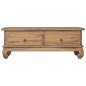 vidaXL TV-Schrank 110x35x40 cm Teak Massivholz vidaXL TV-Schrank 110x35x40 cm Teak Massivholz