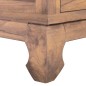 vidaXL TV-Schrank 110x35x40 cm Teak Massivholz vidaXL TV-Schrank 110x35x40 cm Teak Massivholz