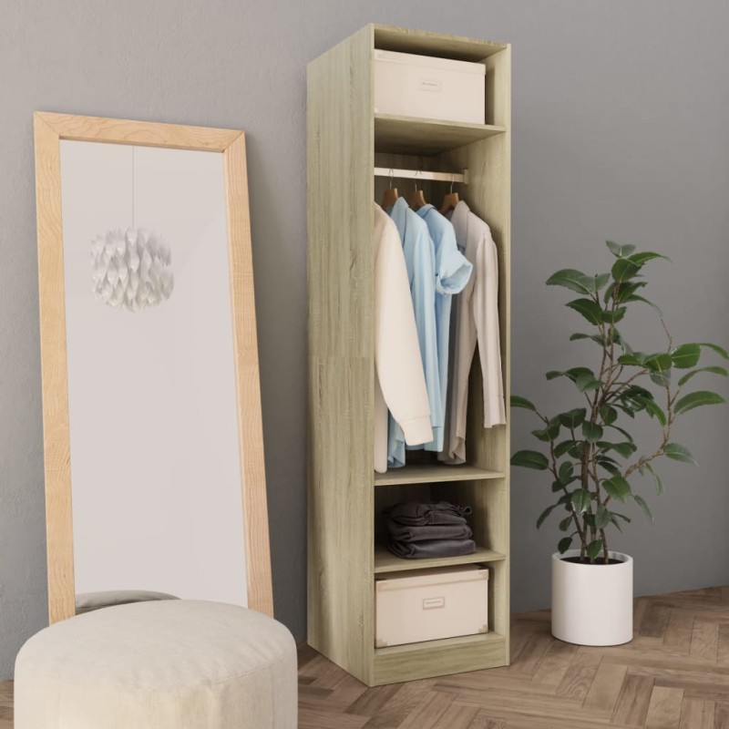 vidaXL Kleiderschrank Sonoma-Eiche 50x50x200 cm Holzwerkstoff vidaXL Kleiderschrank Sonoma-Eiche 50x50x200 cm Holzwerkstoff