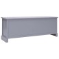 vidaXL TV-Schrank Dunkelgrau 108x30x40 cm Massivholz Paulownia vidaXL TV-Schrank Dunkelgrau 108x30x40 cm Massivholz Paulownia