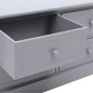 vidaXL TV-Schrank Dunkelgrau 108x30x40 cm Massivholz Paulownia vidaXL TV-Schrank Dunkelgrau 108x30x40 cm Massivholz Paulownia