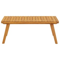 vidaXL Garten-Couchtisch 90×55×35 cm Massivholz Akazie  