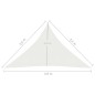 vidaXL Sonnensegel 160 g/m² Weiß 3,5x3,5x4,9 m HDPE vidaXL Sonnensegel 160 g/m² Weiß 3,5x3,5x4,9 m HDPE