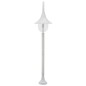 vidaXL Garten-Pollerleuchte E27 120 cm Aluminium Weiß vidaXL Garten-Pollerleuchte E27 120 cm Aluminium Weiß