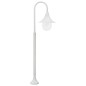 vidaXL Garten-Pollerleuchte E27 120 cm Aluminium Weiß vidaXL Garten-Pollerleuchte E27 120 cm Aluminium Weiß