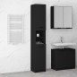 vidaXL Badschrank Schwarz 32x34x188,5 cm Holzwerkstoff vidaXL Badschrank Schwarz 32x34x188,5 cm Holzwerkstoff
