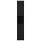 vidaXL Badschrank Schwarz 32x34x188,5 cm Holzwerkstoff vidaXL Badschrank Schwarz 32x34x188,5 cm Holzwerkstoff