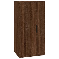 vidaXL TV-Wandschrank Braun Eichen-Optik 40x34,5x80 cm