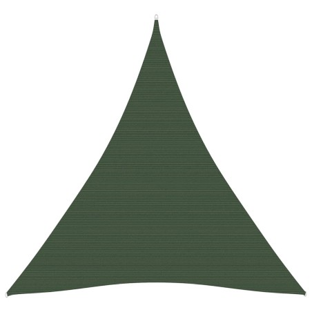 vidaXL Sonnensegel 160 g/m² Dunkelgrün 5x6x6 m HDPE