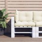 Palettenkissen 3-tlg. Creme Stoff Palettenkissen 3-tlg. Creme Stoff