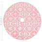 vidaXL Luxus-Weihnachtsbaumdecke mit Socke Rosa 90 cm Stoff vidaXL Luxus-Weihnachtsbaumdecke mit Socke Rosa 90 cm Stoff
