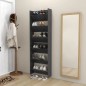 vidaXL Wand-Schuhschränke 2 Stk. Grau 60x18x90 cm Holzwerkstoff vidaXL Wand-Schuhschränke 2 Stk. Grau 60x18x90 cm Holzwerkstoff