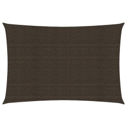 vidaXL Sonnensegel 160 g/m² Braun 2x4 m HDPE  