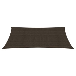 vidaXL Sonnensegel 160 g/m² Braun 2x4 m HDPE  