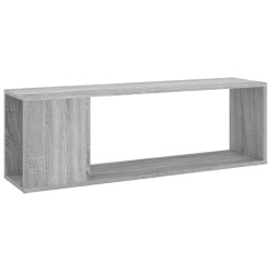 vidaXL TV-Schrank Grau Sonoma 100x24x32 cm Holzwerkstoff