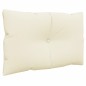 Palettenkissen 3-tlg. Creme Stoff Palettenkissen 3-tlg. Creme Stoff