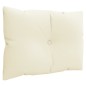 Palettenkissen 3-tlg. Creme Stoff Palettenkissen 3-tlg. Creme Stoff