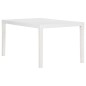 vidaXL Gartentisch 150x90x72 cm PP Weiß vidaXL Gartentisch 150x90x72 cm PP Weiß