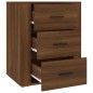 vidaXL Nachttisch Braun Eichen-Optik 50x36x60 cm Holzwerkstoff vidaXL Nachttisch Braun Eichen-Optik 50x36x60 cm Holzwerkstoff